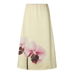 Y.A.S. Orchida Satin Midi Skirt